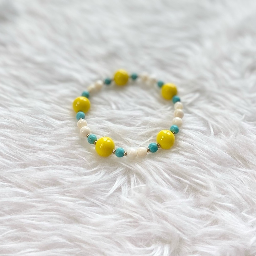 Mother of Pearl Bead Bracelet